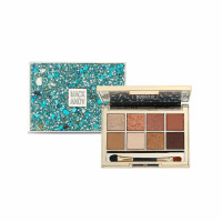 01星光大地 热带雨林松石丝绒眼影盘8色哑光大地色裸色自然少女系同款小盘便携厌世