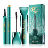 同款孔雀开屏眼线液笔速干防水防汗持久不易晕染脱妆女学生睫毛膏眼线笔套装组合