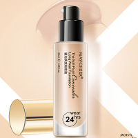 1#象牙白 鎏金焕变粉底液持久保湿遮瑕膏水润控油独角兽裸妆霜美妆