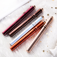 彩线笔防水不晕染毛刷细头学生款轻奢金属质感眼线液笔