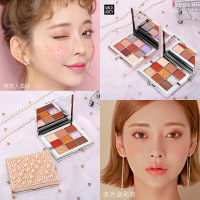 花漾倾慕珍珠眼影 闪粉珠光亮片防水眼影盘平价学生款