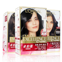 卓韵霜赋活养护染发霜 自然黑流行时尚色系无刺激氨基酸养护自己染遮盖白发染发剂