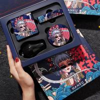 国潮有戏彩妆套装 国潮有戏彩妆套装遮瑕气垫定妆散粉口红化妆品套装组合