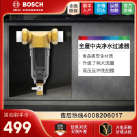 BOSCH 博世前置过滤器 全屋净水器6吨大流量40微米精滤高压反冲洗双面刮洗自来水过滤器 AQ1000PM6