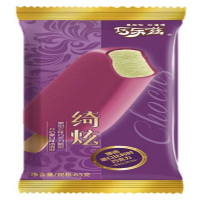 伊利巧乐兹绮炫(黑加仑味巧克力脆层+开心果口味)冰淇淋65g