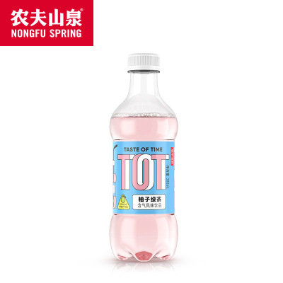 380ml农夫山泉TOT柚子绿茶含气风味饮品