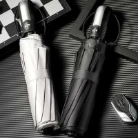 [德国品质]全自动晴雨伞两用折叠大号双人加固抗风男女遮太阳伞