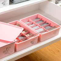 加厚内衣收纳盒家用塑料衣柜抽屉文胸整理盒桌面内裤袜子收纳箱