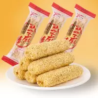 芝麻棒花生酱夹心米果膨化食品零食小吃