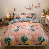 [新店入驻大促]缔庭精梳全棉素雅风四件套2.0*2.3m