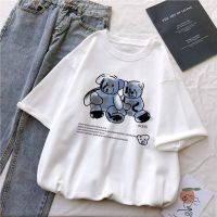 夏装2021新款潮ins短袖女学生宽松韩版百搭圆领白色T恤上衣衬衫女