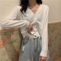 2020初秋新款外搭防晒开衫糖果色短款上衣女长袖小外套薄款针织衫