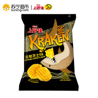 上好佳鲨波浪薯片浓郁芝士味90g休闲零食新口味大包装