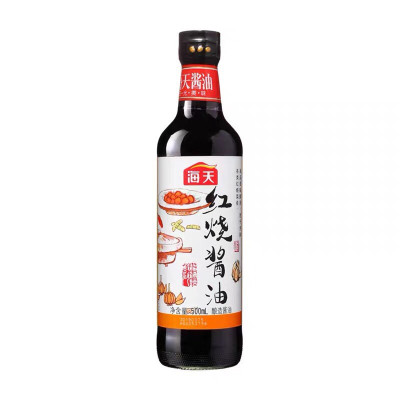 海天红烧酱油 500ml