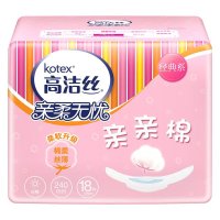 高洁丝丝薄棉柔少女肌卫生巾日用240mm 18片