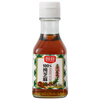 厨邦 纯芝麻油 150ml 物理压榨花生榨取食用油