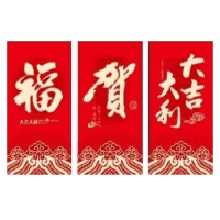 万元红包6851-2枚装