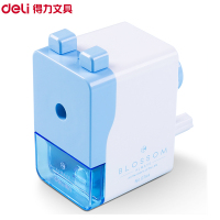 得力(deli)0744简约式学生削笔机 手摇削铅笔器卷笔转笔刀儿童卡通文具