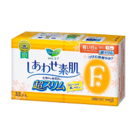 日本进口花王F系列 量少超薄日用无护翼卫生巾17cm32片