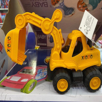惯性工程车宝宝玩具车儿童挖掘机挖土机回力小汽车沙滩车套装模型