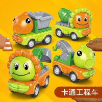 4个装惯性四驱越野车儿童男r孩植物大战僵尸卡通攀爬车宝宝玩具模型车