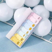 得力25914KAKAO指示标签15*47mm/20张*8枚(混色)(包)