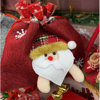 圣诞抽绳收口礼品袋0056