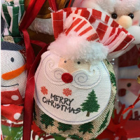 圣诞抽绳收口礼品袋0063