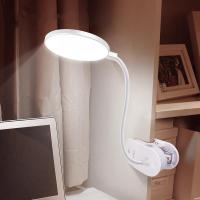 小台灯护眼书桌学生宿舍学习专用充电插电两用夹子卧室床头灯