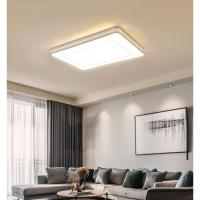 led吸顶灯客厅灯现代简约长方形遥控温馨大气灯饰灯具大灯卧室灯R