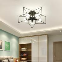北欧卧室灯简约现代创意大气家用个性星星吸顶灯书房餐厅温馨灯具