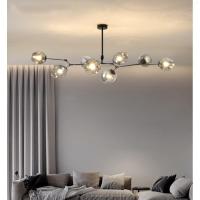 北欧简约风格灯具家用大气吊灯餐厅后现代分子魔豆创意个性客厅灯