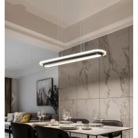 餐厅吊灯吧台现代简约led创意个性北欧风格家用饭厅餐桌长条灯具