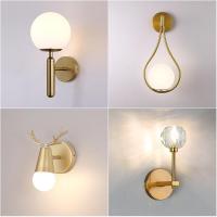 床头灯壁灯卧室过道楼梯灯现代简约创意北欧网红轻奢背景墙灯客厅