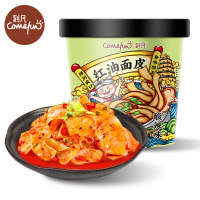 刻凡红油面皮120g*1桶桶装网红休闲方便办公室即食代餐解馋面皮