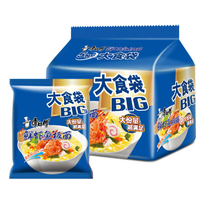 康师傅Big鲜虾五连包139g*5