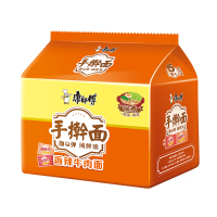 康师傅 手擀面 香辣牛肉面五连包120g*5