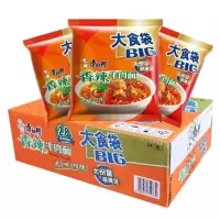 康师傅大食袋香辣牛肉面144g/组*5