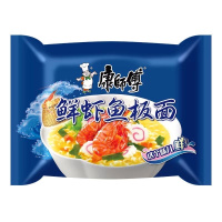 康师傅经典鲜虾鱼板袋面95g