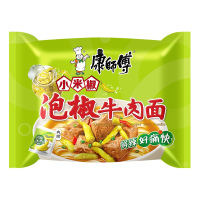 康师傅袋装泡椒牛肉面104g