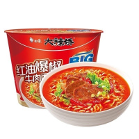 130g白象BIG桶红油爆椒牛肉(好)