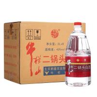 牛栏山二锅头 白酒 桶装 牛桶 泡酒 清香型 42度2L*6桶 整箱装