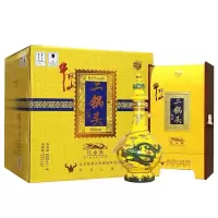 牛栏山二锅头至尊黄龙经典 53度清香型白酒 500ml*4 整箱装礼盒酒