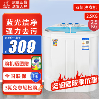 小鸭牌(XIAOYAPAI)XPB25-2188S蓝洗衣机2.5公斤半自动双缸洗衣机家用迷你小型洗衣机洗脱两用宝宝洗衣机