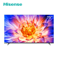 海信电视75U7K 16bits感控环境光 信芯X画质芯片·大师版 黑曜屏 36.7°前跃号角音