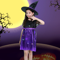 儿童服装 女童cosplay女巫衣服吸血鬼小红帽女巫亲子公主裙