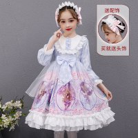女童萝莉塔儿童洛丽塔裙子童装lolita服装公主裙连衣裙洋气