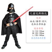 cos星球大战服装 儿童黑武士达斯维达衣服白兵外星人演出服