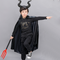 儿童服装西游记cos服男化妆舞会男童牛魔王牛角披风演出服