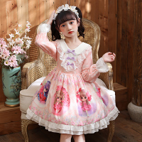 儿童服装洛丽塔女童公主裙秋装正版lolita裙全套长袖连衣裙